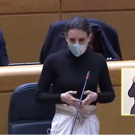 Irene Montero acusa al PP de ejercer "violencia política contra las mujeres"