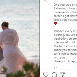 Alex Rodríguez recuerda el momento que pidió matrimonio a Jlo