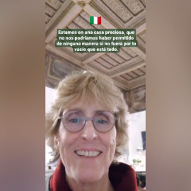 Mercedes Milá, atrapada en Roma