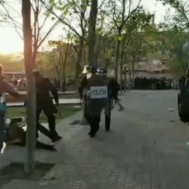 Periodistas agredidos por policías en Vallecas