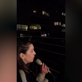 Ruth Lorenzo ofrece su música a sus vecinos
