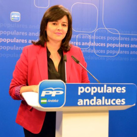 La portavoz del PP en la Diputación de Sevilla, Virginia Pérez.