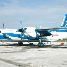 Un AN26 de Aerogaviota, del mismo modelo qu el siniestrado