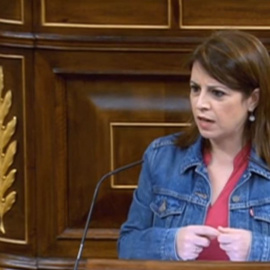 El 'déjà vu' de Adriana Lastra con Pablo Casado