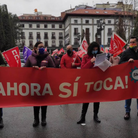 Concentración en Oviedo para derogar de reformas de pensiones y laboral