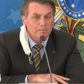 Jair Bolsonaro minimiza los efectos del coronavirus