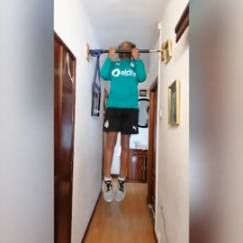 Futbolistas de las Secciones Inferiores del Racing entrenan en casa
