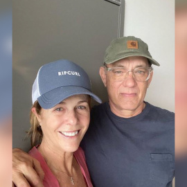 Tom Hanks y Rita Wilson regresan a Los Ángeles tras superar el COVID-19