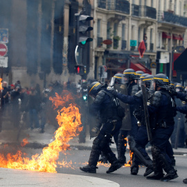 Disturbios de la manifestación del Primero de Mayo en París. REUTERS/Gonzalo Fuentes
