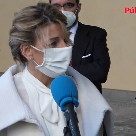 Yolanda Díaz: "La izquierda ha mostrado absoluta cooperación en Madrid"