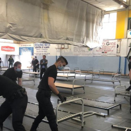 Hospitales de campaña para evitar el colapso