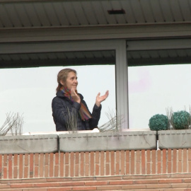 La Infanta Elena y Terelu Campos, unidas por el aplauso sanitario