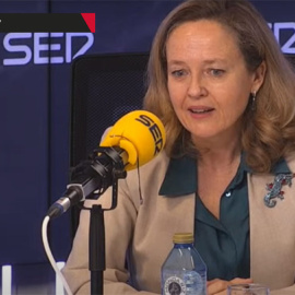 La respuesta de Nadia Calviño cuando le preguntan por la salida de Pablo Iglesias del Gobierno