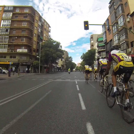 Un grupo de ciclistas del Club Ciclista Chamartín.