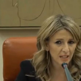 Yolanda Díaz: "Estoy muy orgullosa de Pablo Iglesias"