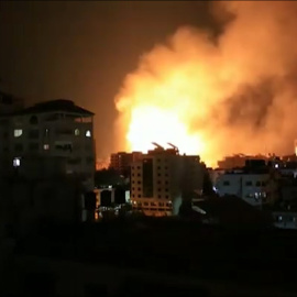 Quinto día de bombardeos sobre la franja de Gaza
