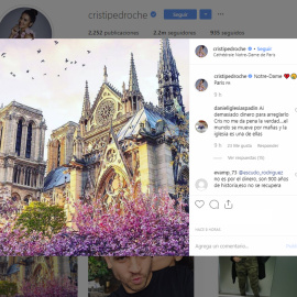 Los famosos, desolados por el incendio de Notre Dame