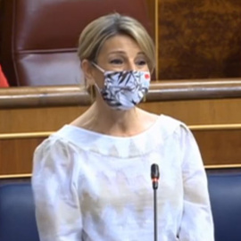 Yolanda Díaz, al PP: "No dejen caer España para recuperarla"