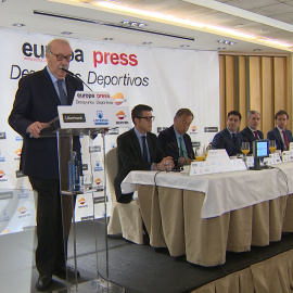 David Aganzo en los Desayunos Deportivos de Europa Press