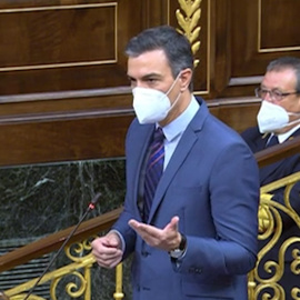 Sánchez, a Abascal: "¿Qué proponen ustedes para Catalunya? Nosotros la Constitución"