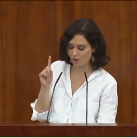 Ayuso, sobre el aborto: "El recurso fácil que pone la izquierda"