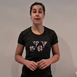 Carolina Marín inicia una campaña solidaria para los sanitarios de Huelva