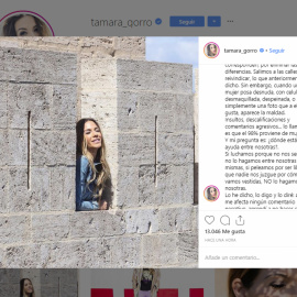 Tamara Gorro publica su texto más reivindicativo