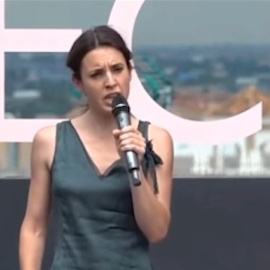 Irene Montero pide "justicia feminista" para las víctimas de violencia de género