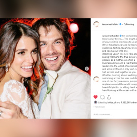 El aniversario más romántico de Ian Somehalder
