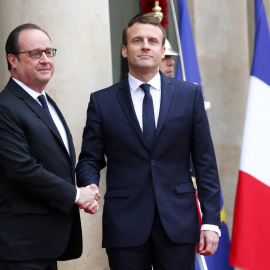El socialista Hollande lega la presidencia del país francés a Emmanuel Macron. EFE/Ian Langsdon