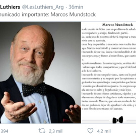 Marcos Mundstock, miembro de Les Luthiers, fallece a los 77 años