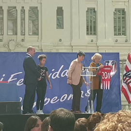 Carmena recibe al Atlético de Madrid femenino de fútbol