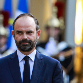 Édouard Philippe, este lunes en París. AFP
