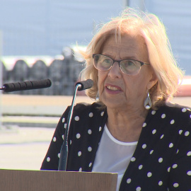 Carmena, "orgullosa" de que la Champions "esté en Madrid"