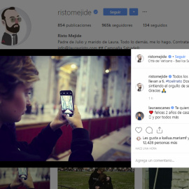 Laura Escanes y Risto celebran su segundo aniversario