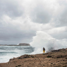 Los efectos de la borrasca Blas en Mallorca.