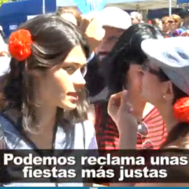 Los partidos políticos se ponen el clavel para hacer campaña en San Isidro