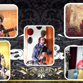 Waw&Co se graban cantando el tema 'Camina' sin abandonar el confinamiento