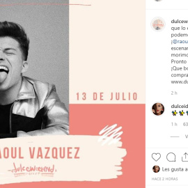 Primera confirmación del DulceWeekend: Raoul Vázquez