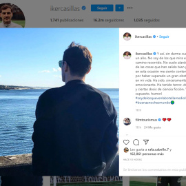 Iker Casillas rememora el "emocionante" año tras su infarto
