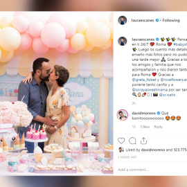 Laura Escanes muestra la primera foto de su baby shower