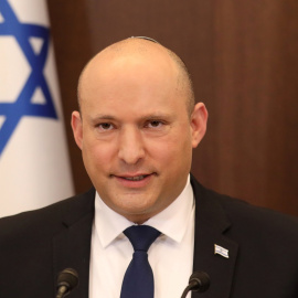 5/12/2021 El primer ministro israelí Naftali Bennett, durante una reunión semanal de su gabinete de Gobierno