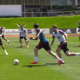 Entrenamiento de la Selección española de fútbol