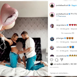 Jordi Alba y Romarey Ventura anuncian que esperan su segundo hijo