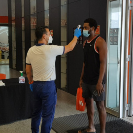 Jugadores Valencia Basket vuelven a los entrenamientos
