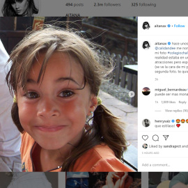 Aitana Ocaña publica una foto de su más tierna infancia