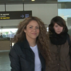 Shakira evita a los periodistas en su comparecencia en los juzgados