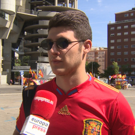 Aficionado español pronostica la victoria de España
