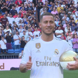 Así ha sido la presentación de Hazard como jugador del Real Madrid