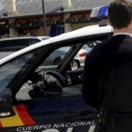 Imagen de un coche patrulla de la Policía Nacional.
